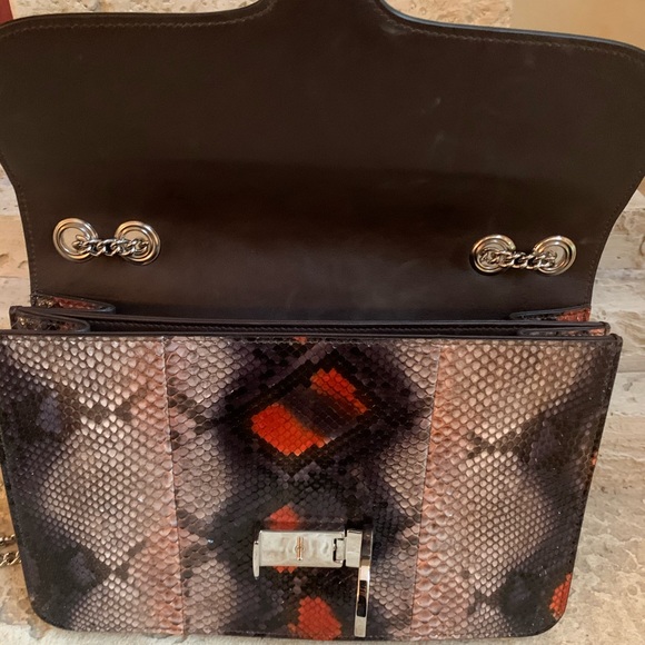 Gucci - gucci interlocking python shoulder bag - Picture 5 of 7